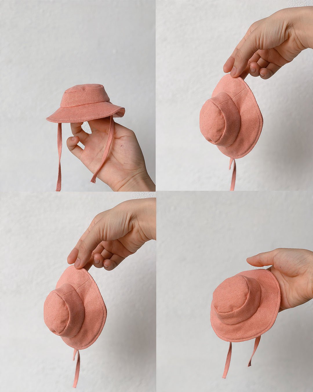 Tiny bucket hat pattern & instructions