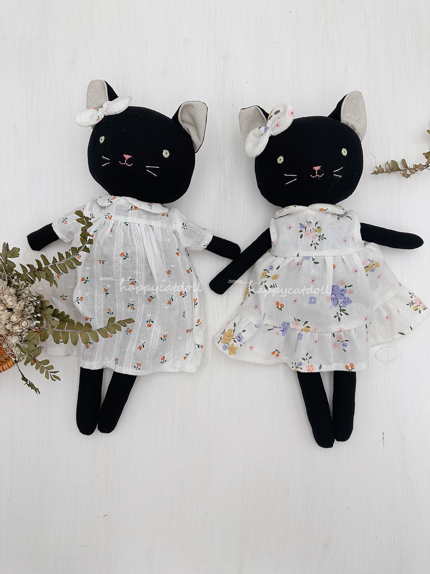 Black cat doll