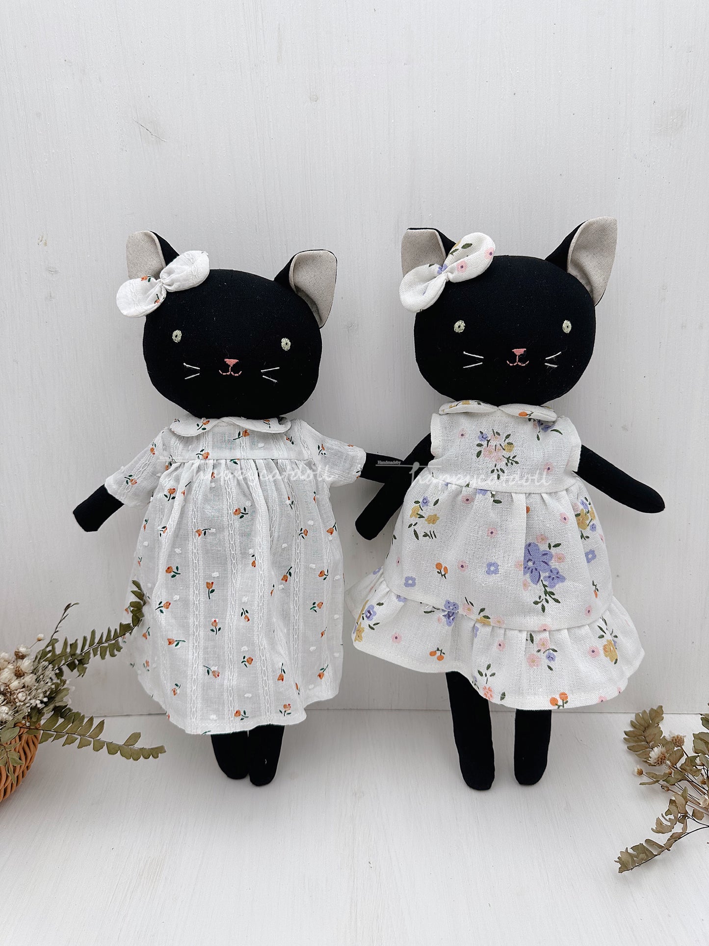 Black cat doll