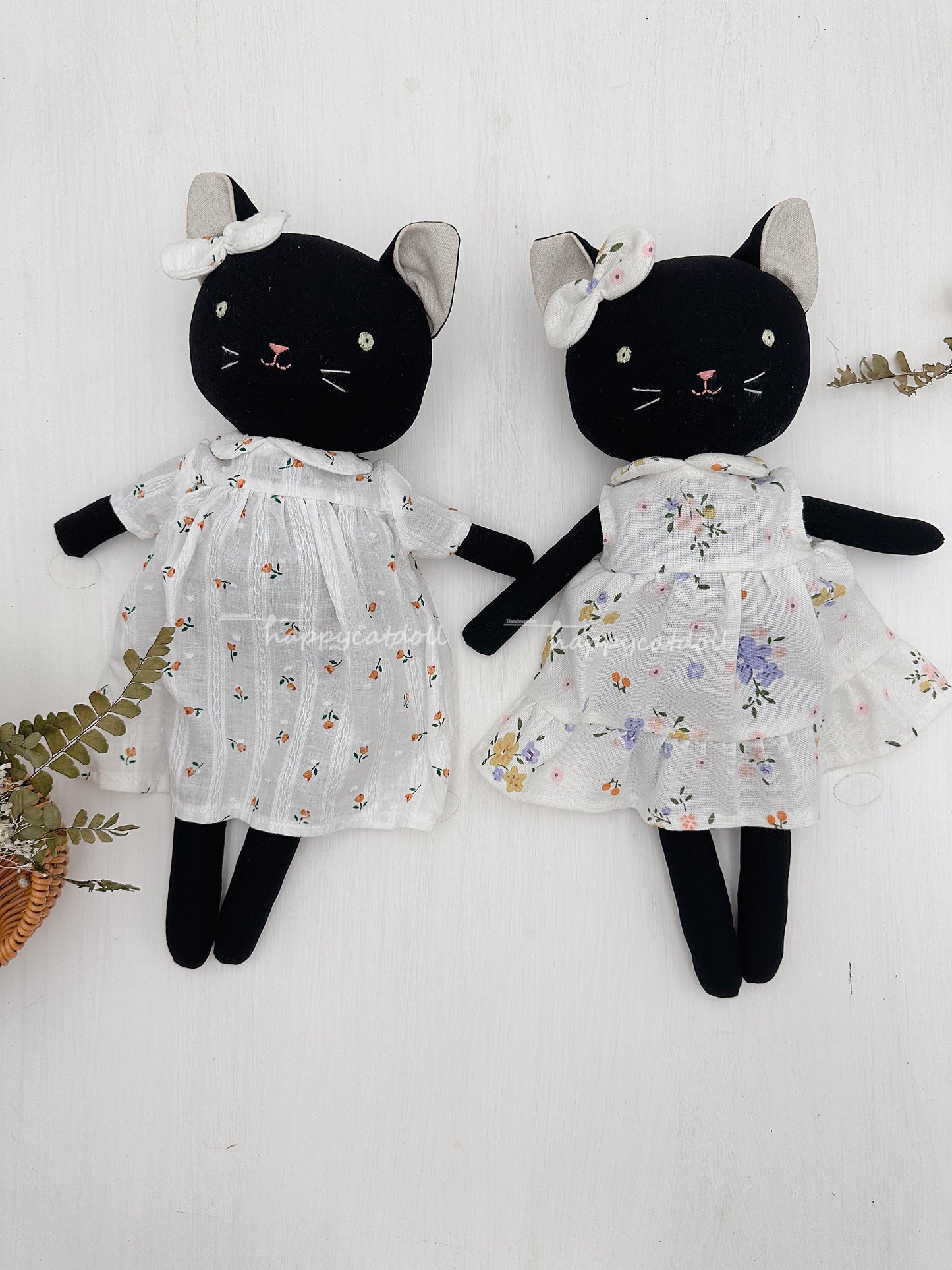 Black cat doll